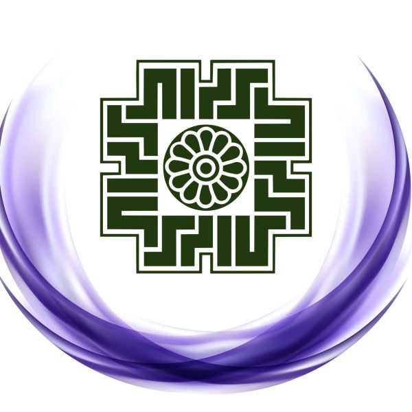 Abstract background design in purple