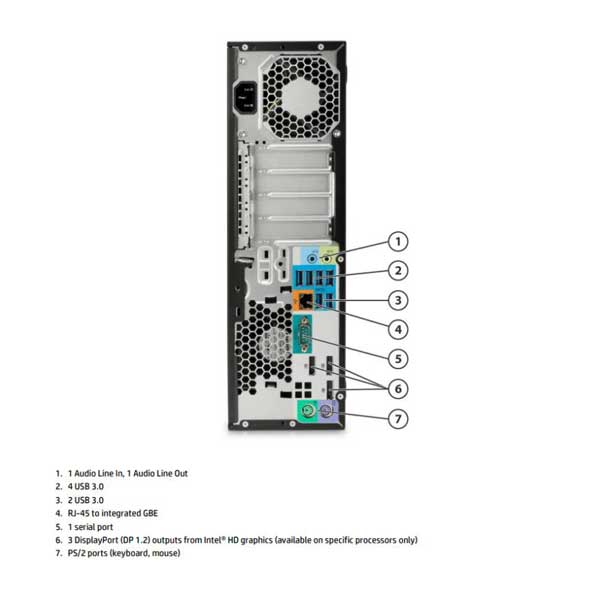 مینی کیس استوک اچ پی HP Workstation Z240 پردازنده i7 - Image 2