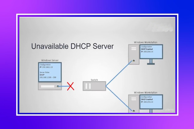 سرور DHCP در دسترس نیست