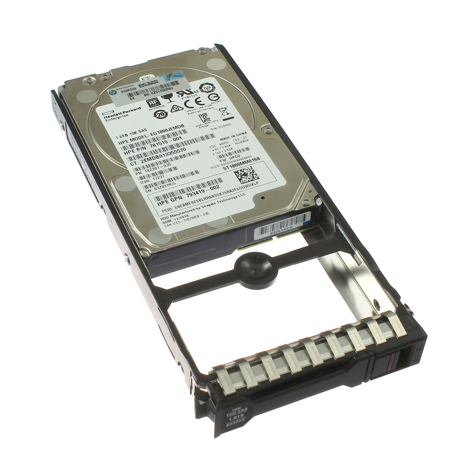 هارد سرور HP 1.8TB SAS 12G 10K