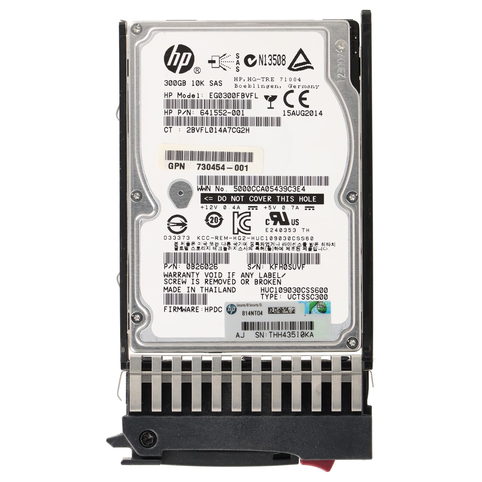 هارد سرور HP 300GB SAS 6G 10K
